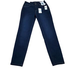 Curve Appeal Curve Creator High Rise Skinny Jeans Dark Wash Blue Size 8 29